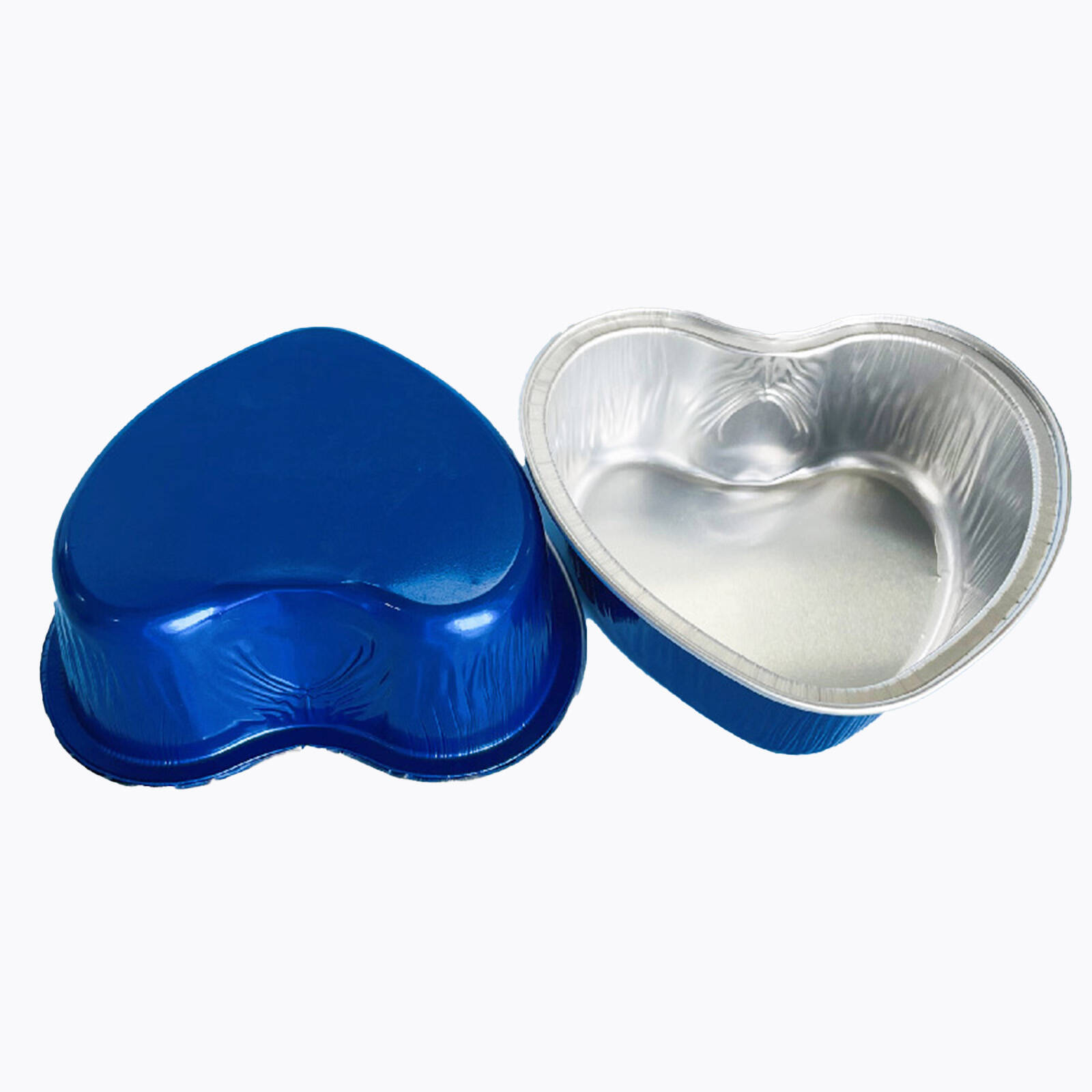 AUQ 10Pcs Pie Pan,Suitable for Baking Various Small Cakes,Tart Pan,Safe And Non-Toxic Mini Cupcake Pans,Dark Blue